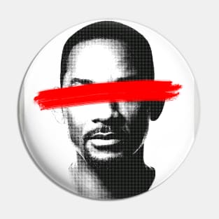 Will Smith portrait Pin