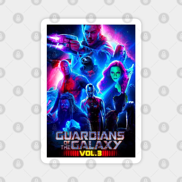 GOTG Vol 3 Magnet by SecretGem