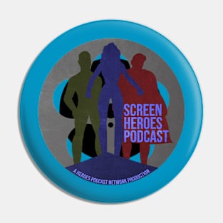 Screen Heroes Podcast Logo Pin