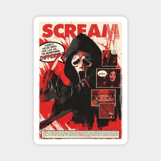 Horror Movie Comic Cover Magnet