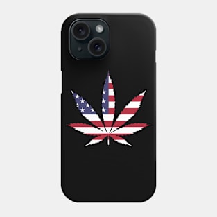 American Flag Pot Leaf Phone Case