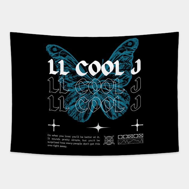 LL Cool J // Butterfly Tapestry by Saint Maxima