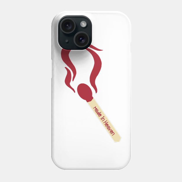 Match Made in Heaven Phone Case by Aqua Juan