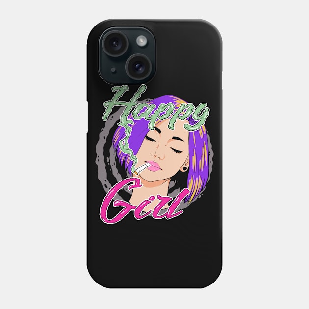 Happy Girl Phone Case by Kraken_Myst