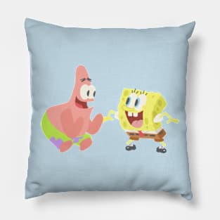 spongebob x patrick Pillow