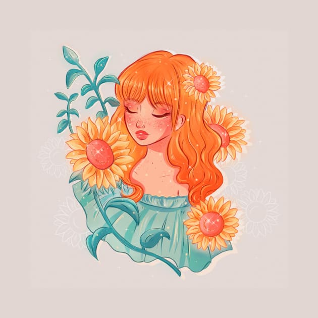 sunflower by ariadnadraws