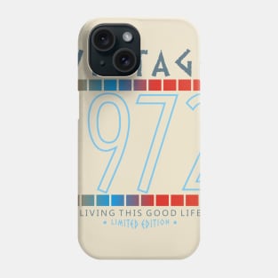 48th Birthday T-Shirt - Vintage 1972 Phone Case