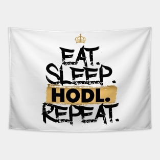 Eat Sleep Hodl Repeat Tapestry