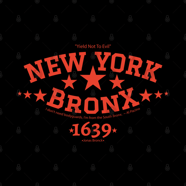 New York Bronx - New York Bronx Schriftzug - Bronx Logo by Boogosh