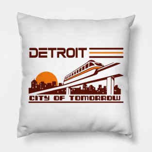 City Of Tomorrow - Detroit Pillow