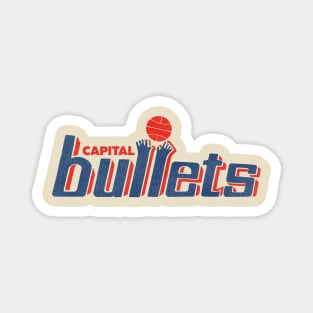 Defunct Capital Bullets Basketball Team Magnet