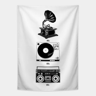 retro music Tapestry