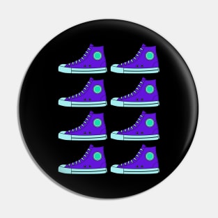 Purple Sneakers Pin