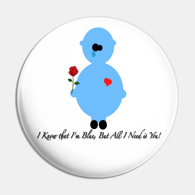 Circle Friend 1 - Little Boy Blue - Valentine Wish Pin by ZerO POint GiaNt