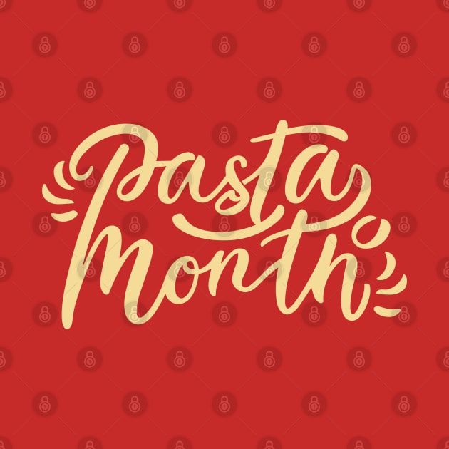 Food National Pasta Month – October by irfankokabi