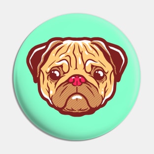 Pugi the Pug Pin