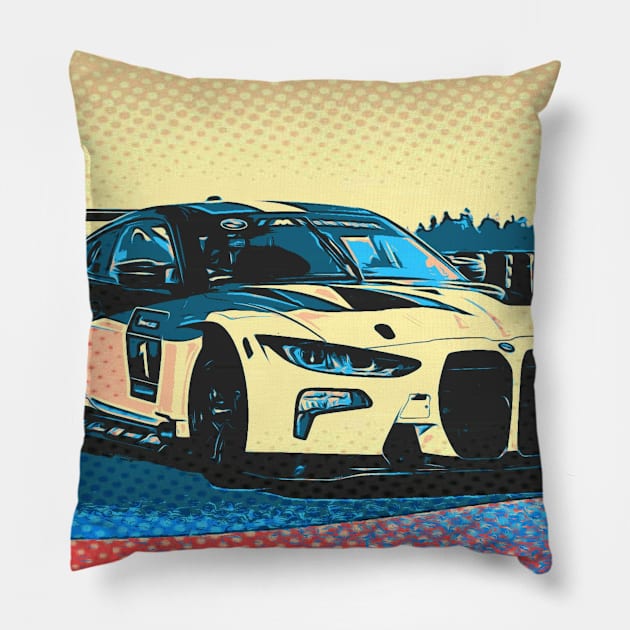 BMW All New M4. Pillow by masboyyy