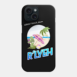GREETINGS FROM R'LYEH CTHULHU PIN-UP Phone Case