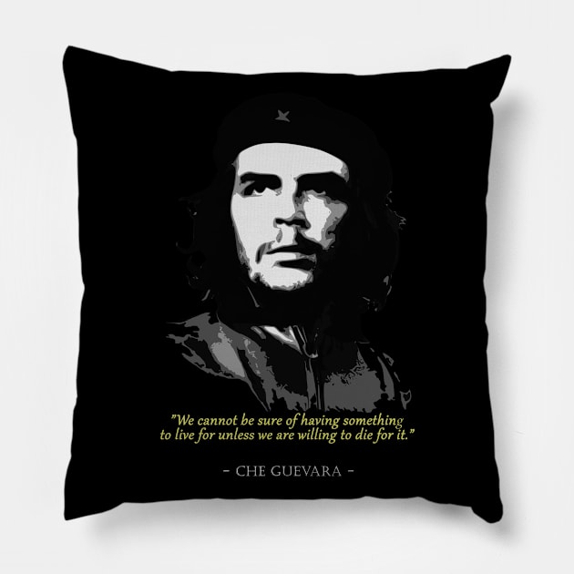 Che Guevara Quote Pillow by Nerd_art