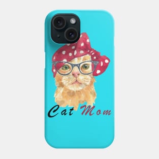 Best cat mom ever Phone Case