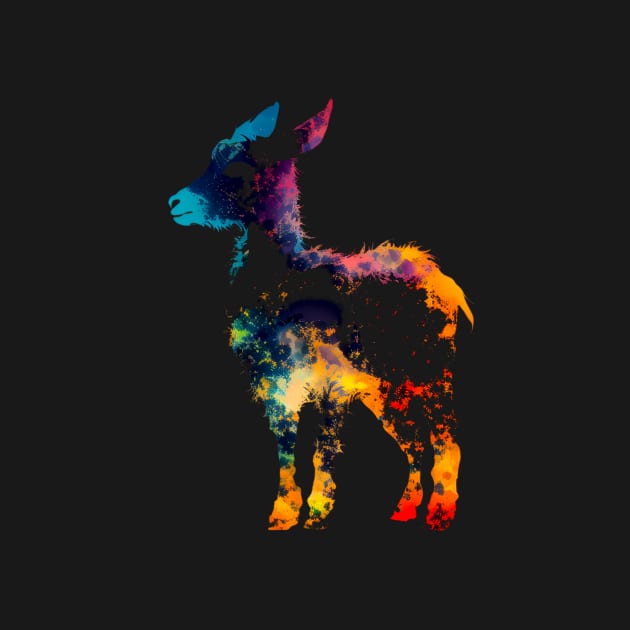 Baby Goat Silhouette #2 by Butterfly Venom