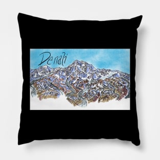 Denali In Color Pillow