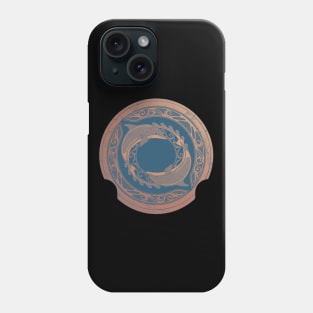 Dolphins on Atlantean Shield Phone Case