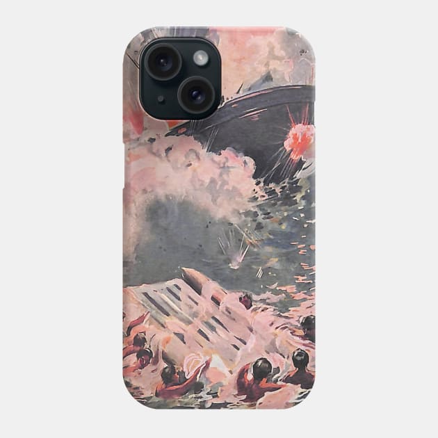 The Sinking of The Merrimac Phone Case by Star Scrunch