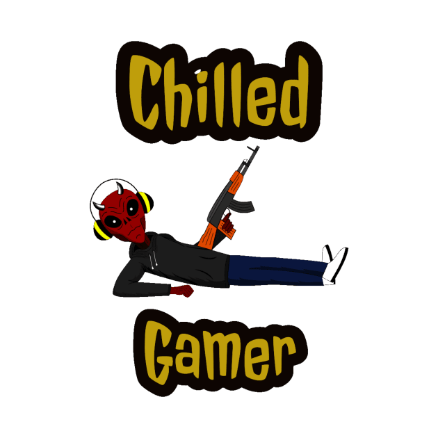 Chilled gamer by GAMINGQUOTES