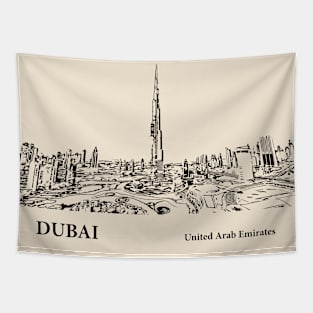 Dubai - United Arab Emirates Tapestry