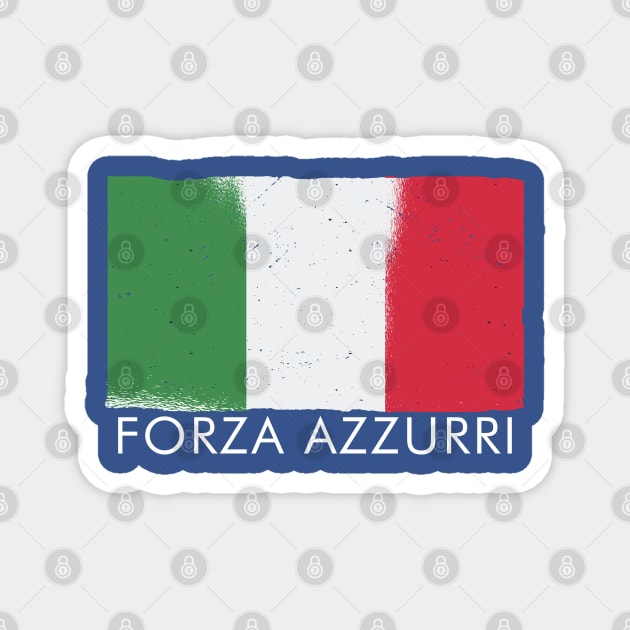 Italy soccer jersey italy football forza azzurri forza italia Magnet by JayD World