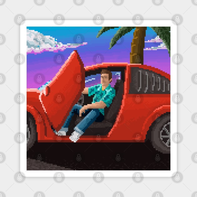 GTA VC - Tommy Vercetti Magnet by kdigart 