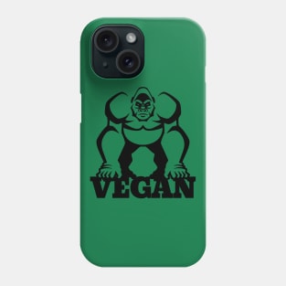 Vegan Fitness Gorilla Phone Case