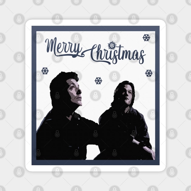 SPN - MERRY CHRISTMAS Magnet by GreatSeries