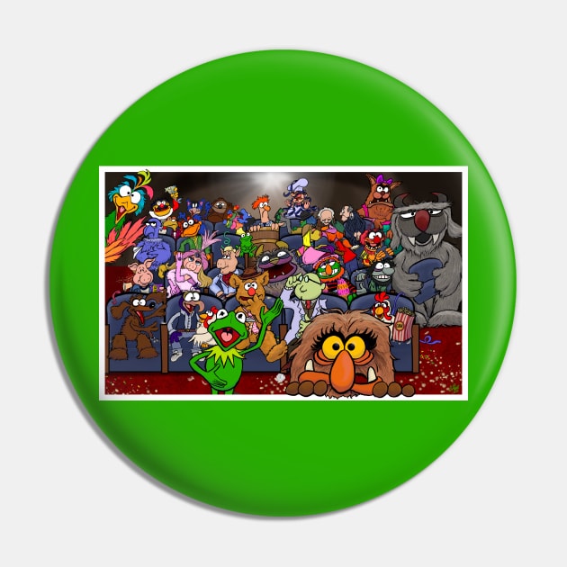 The Muppet Movie Theater Pin by UzzyWorks