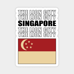 Flag of Singapore Magnet