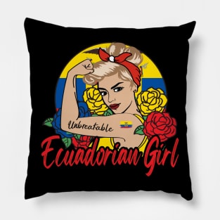 Ecuadorian Girl Pillow