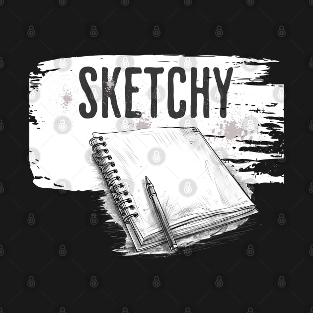 Sketchy Sketch Pad by Pixels, Prints & Patterns