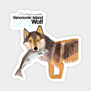 Totem Coastal wolf (Vancouver Wolf) Magnet