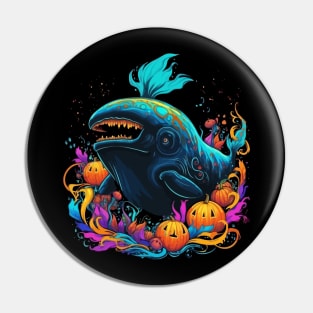 Whale Halloween Pin