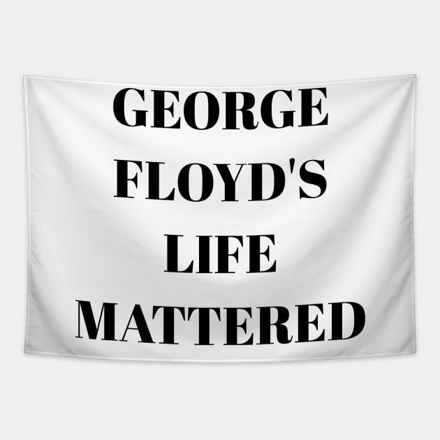 GEORGE FLOYD Tapestry by Eldorado Store
