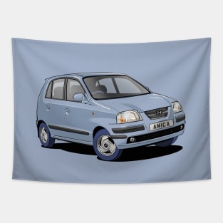 Hyundai Amica in light blue Tapestry