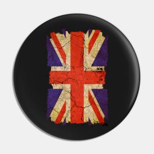 Grunge 'Union Jack' UK Flag Pin