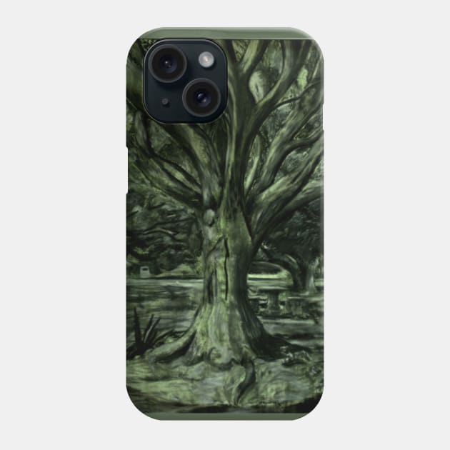 Live Oak Tree Phone Case by MuseMints
