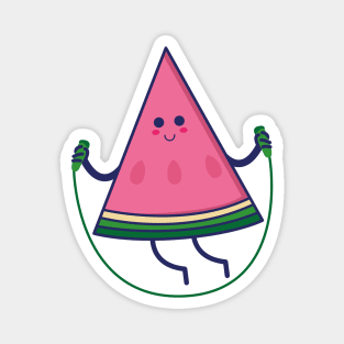 watermelon cute drawing healthy fruits doodle for kids tshirts Magnet