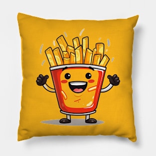 kawaii french fries T-Shirt cute potatofood Pillow