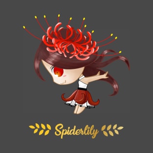 Spider Lily Flower Girl T-Shirt