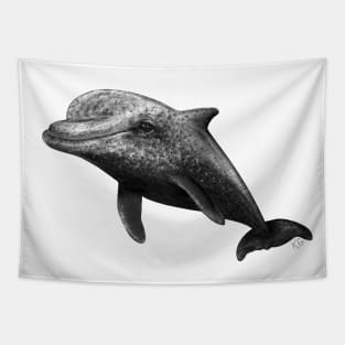 Spotted Dolphin Drawing Tapestry