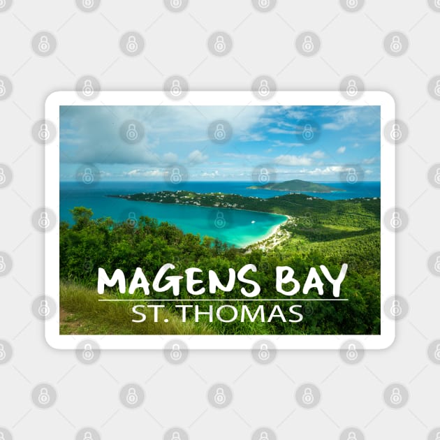 Magens Bay, St. Thomas Magnet by Nicomaja
