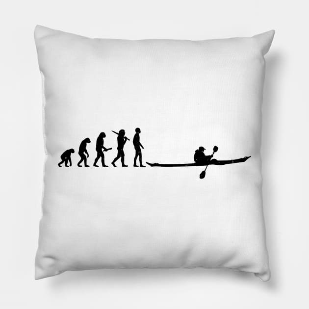 kayaking Pillow by Ojo Dewe